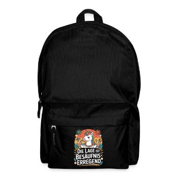 The location is drunken booze party beer - Backpack - black - Front