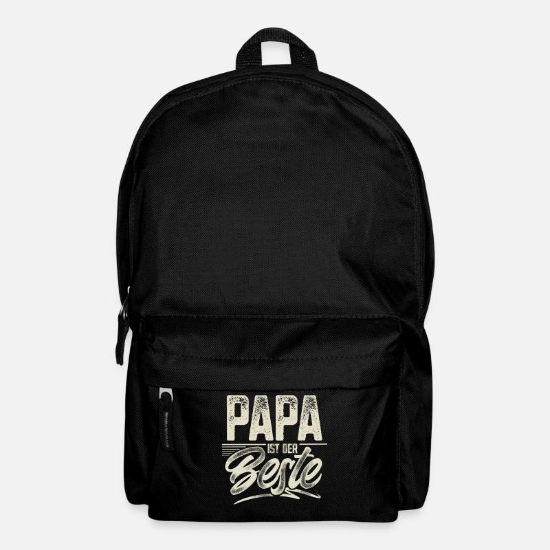 Papa Ist Der Beste - Rucksack - Schwarz