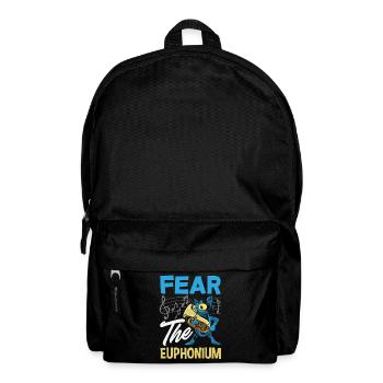 Vintage Euphonium Spieler - Rucksack - Schwarz - Vorne