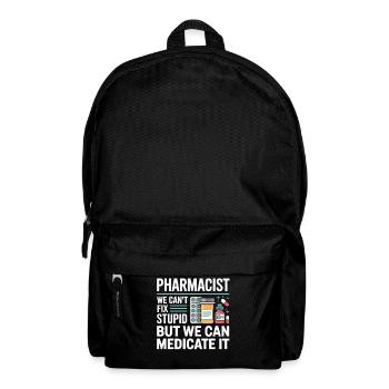 Pharma Humor Medicate It - Rucksack - Schwarz - Vorne