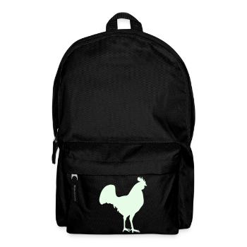 Rooster Silhouette - Backpack - black - Front