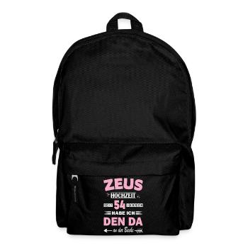 54 Years Relationship Anniversary Wedding Anniversary - Backpack - black - Front