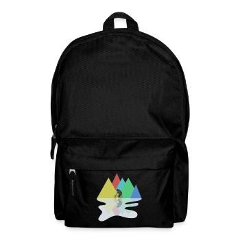 Bear Riding A Bike - Backpack - black - Front