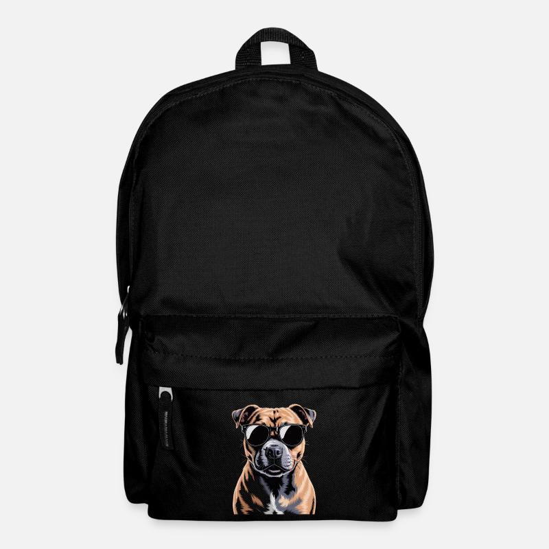 Staffordshire Bull Terrier - Backpack - black