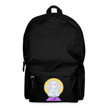 Elephant Yoga Fitness Meditation - Backpack - black - Front