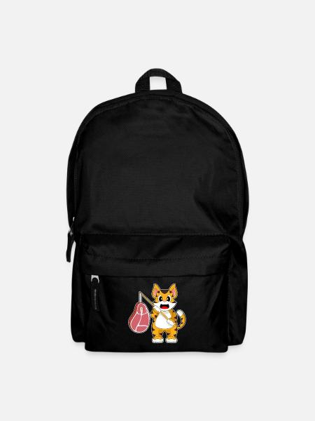 Tiger Angler Angelrute Angeln - Rucksack - Schwarz