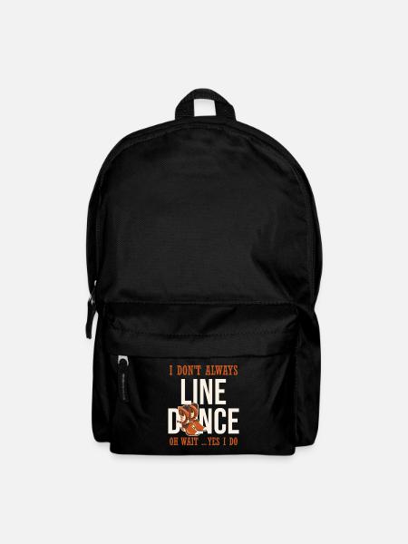 Ich tanze nicht immer Line Dance - Rucksack - Schwarz