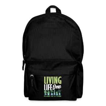 One Plant At A Time Plant Lovers - Backpack - black - Front