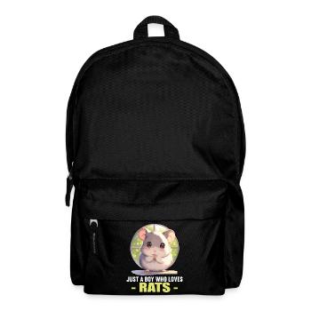 Ratten Ratte - Rucksack - Schwarz - Vorne