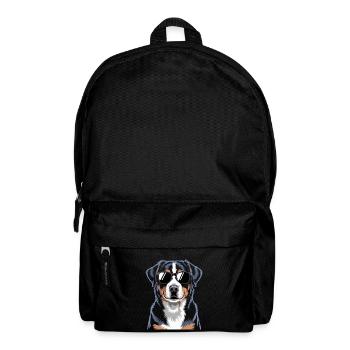 Appenzeller Sennenhund - Rucksack - Schwarz - Vorne