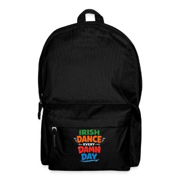 Irish Dance Step-dancing Celtic Fan - Backpack - black - Front