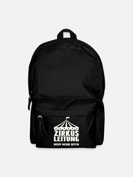 Zirkusleitung - Nicht meine Affen - Rucksack - Schwarz