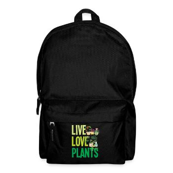 Live Love Plants Plant Lovers - Backpack - black - Front