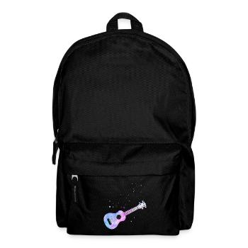 Hawaiian Ukulele Uke Watercolor - Rucksack - Schwarz - Vorne
