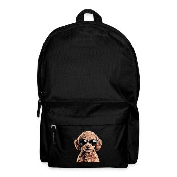Caniche Jouet Marron - Sac à dos - noir - Devant