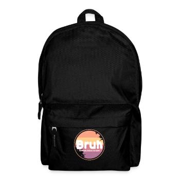 Bruh Retro Mom Logo - Backpack - black - Front
