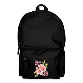 IN BLOOM - IN POWER - Rucksack - Schwarz - Vorne