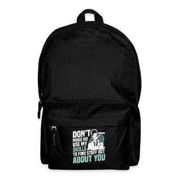  Observation Outfit for Private Investigator - Backpack - black - Front