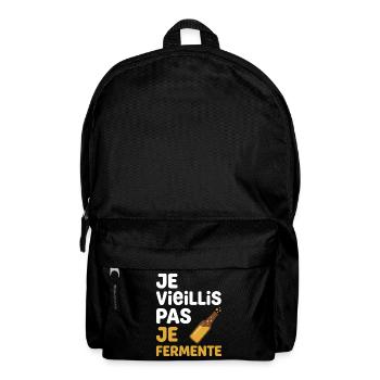 Je Vieillis Pas Je Fermente Beer Funny Gift Humor - Sac à dos - noir - Devant