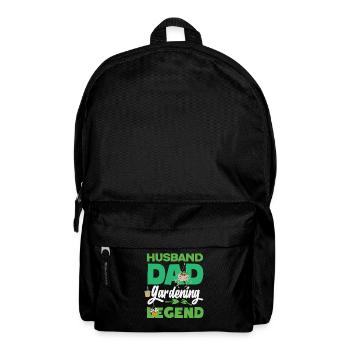 Ehemann Vater Gartenbau-legende Pflanzenliebhaber - Rucksack - Schwarz - Vorne