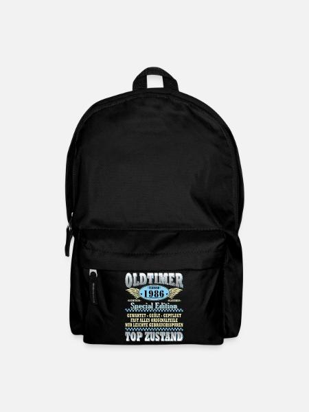 OLDTIMER 1986 LUSTIG 40 JAHRE GEBURTSTAG GESCHENK - Rucksack - Schwarz