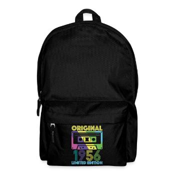 Original 1956 Cassette 70th Anniversary 70 Year Tee - Backpack - black - Front