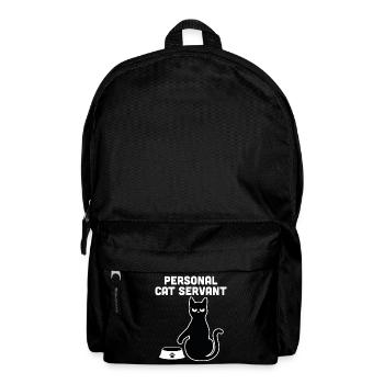 Serviteur Chat Personnel - Sac à dos - noir - Devant