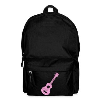Hawaiian Ukulele Uke Diamonds - Rucksack - Schwarz - Vorne