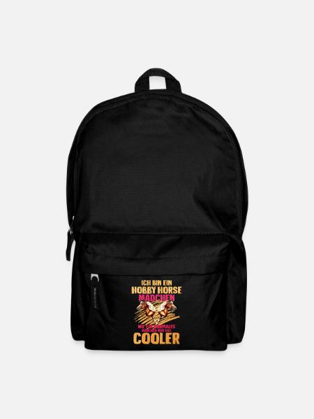 41 Ich Bin Ein Hobby Horse Madchen - Rucksack - Schwarz