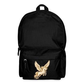 Winged Unicorn – Magical Fantasy Motif - Backpack - black - Front