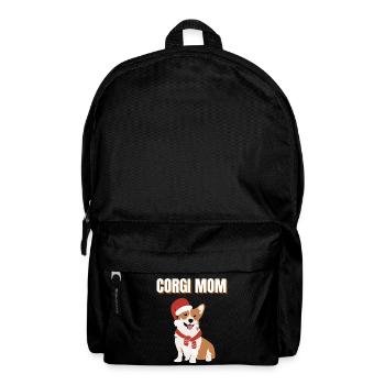 Maman Corgi Toutou de Noël - Sac à dos - noir - Devant