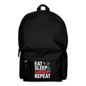 Eat Sleep Surgery Repeat - Backpack - black - Front