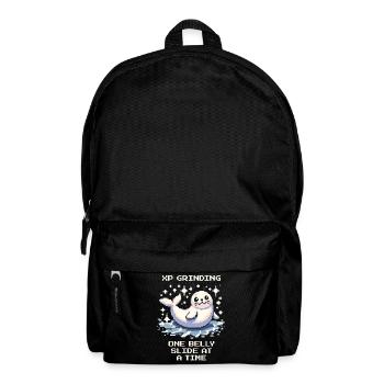 XP-Grind | Seehund Bauchslide - Rucksack - Schwarz - Vorne
