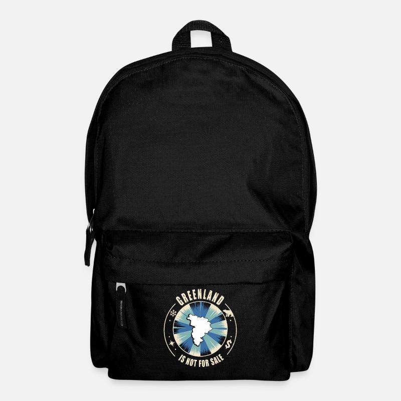 Le Groenland n’est pas à vendre - Sac à dos - noir