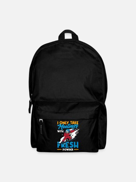 Snowboarden Snowboardtreffen Sessellift - Rucksack - Schwarz