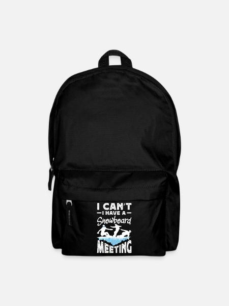 Snowboarden Snowboardtreffen Sessellift - Rucksack - Schwarz
