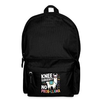 Knee Surgery? No Prob Lama - Backpack - black - Front
