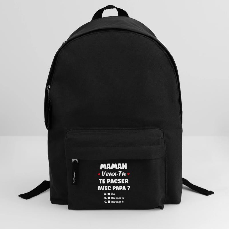 Mama, willst du eine eingetragene Lebenspartnerschaft mit Papa eingehen? Rucksack