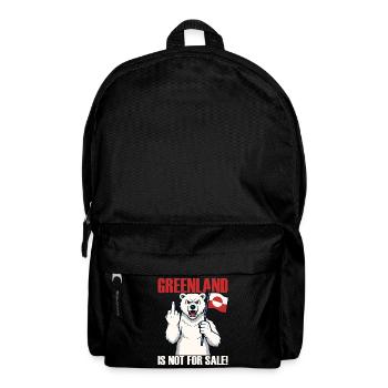 Greenland Is Not For Sale - Backpack - black - Front