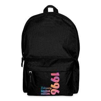 February 1996 30th Anniversary 30 Years Vintage Retro - Backpack - black - Front