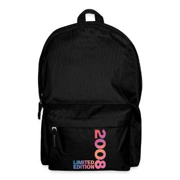 2008 18th Birthday Gift 18th Anniversary - Backpack - black - Front