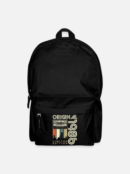 1986 Jahrgang 40. Geburtstag Geschenk Retro - Rucksack - Schwarz