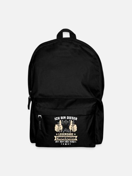 Zimmermann Sprüche - Rucksack - Schwarz