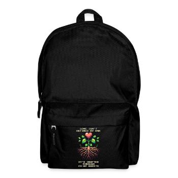 L’amour est plus que l’ADN | Famille Patchwork - Sac à dos - noir - Devant