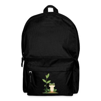 Little frog in the grass forest - Backpack - black - Front