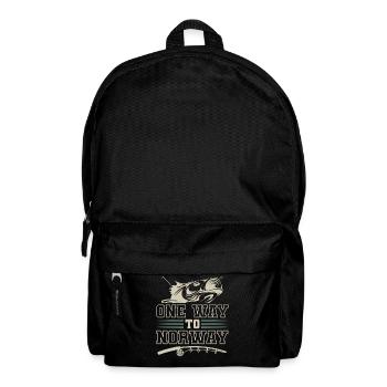 Norvège Pêche - Sac à dos - noir - Devant