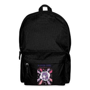 K-Pop Girl Enjoy The K-Pop Girl South Korea Korean - Backpack - black - Front