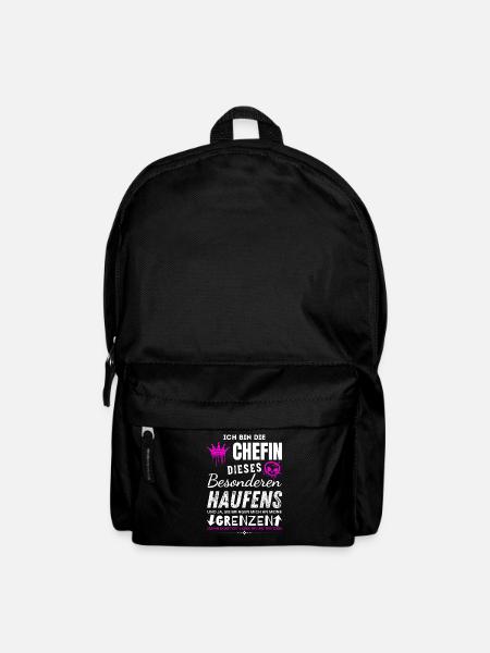 Chefin dieses besonderen Haufens Chefin Geschenke - Backpack - black