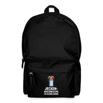 Jecken Nachwuchs In Ausbildung Karneval Baby Motiv - Rucksack - Schwarz - Vorne