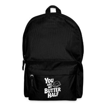 Tu es ma moitié - Sac à dos - noir - Devant